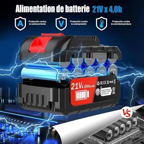 Vue 4 de Debroussailleuse Electrique sans Fil
