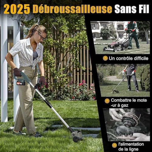 Vue 6 de Debroussailleuse Electrique sans Fil