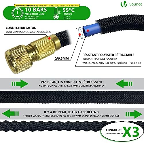 Vue 2 de VOUNOT Tuyau dArrosage Extensible
