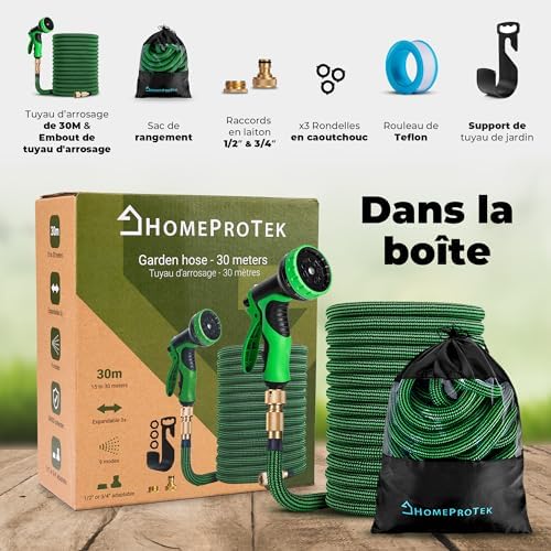 Vue 2 de HOMEPROTEK Tuyau dArrosage Extensible