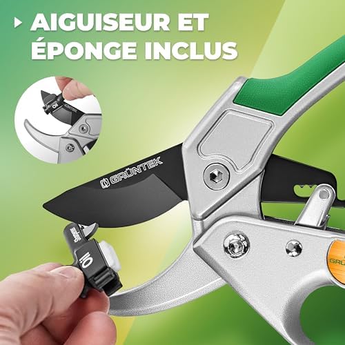 Vue 6 de GRÜNTEK Sécateur de Jardin