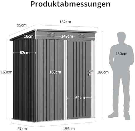 Vue 4 de Bealife Abri de Jardin