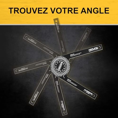 Vue 5 de LEXIVON Rapporteur dAngle Règle