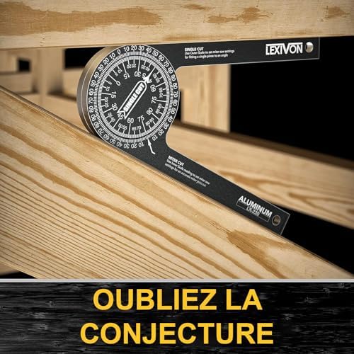 Vue 6 de LEXIVON Rapporteur dAngle Règle