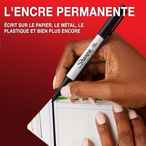 Vue 2 de Sharpie marqueurs indélébiles pointe