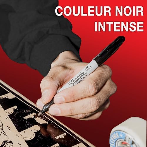 Vue 3 de Sharpie marqueurs indélébiles pointe