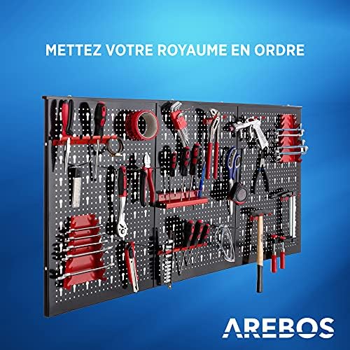 Vue 3 de AREBOS Panneau à Outils