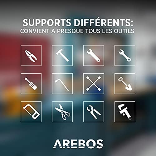 Vue 4 de AREBOS Panneau à Outils