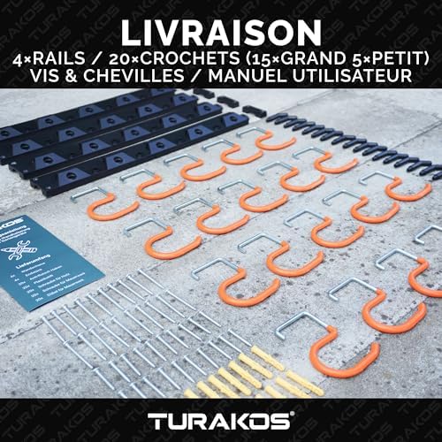 Vue 2 de TURAKOS Support outils jardin