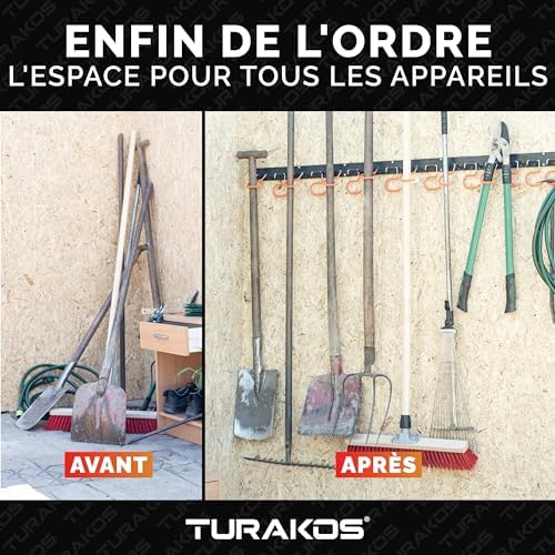 Vue 3 de TURAKOS Support outils jardin