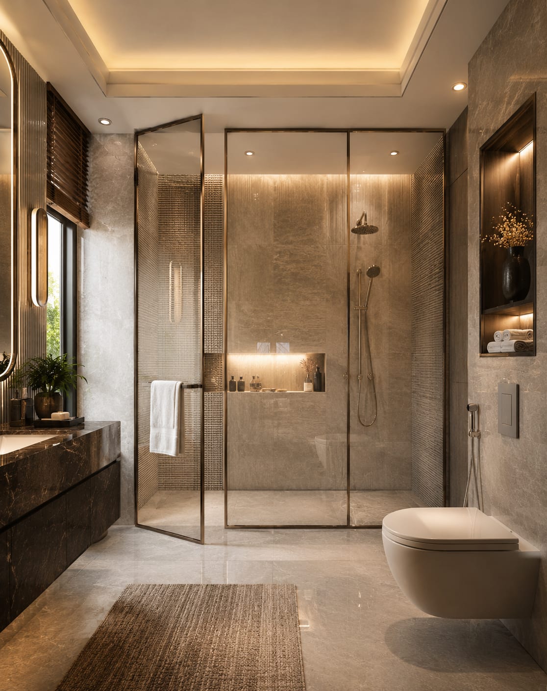 Luxury master bathrooms