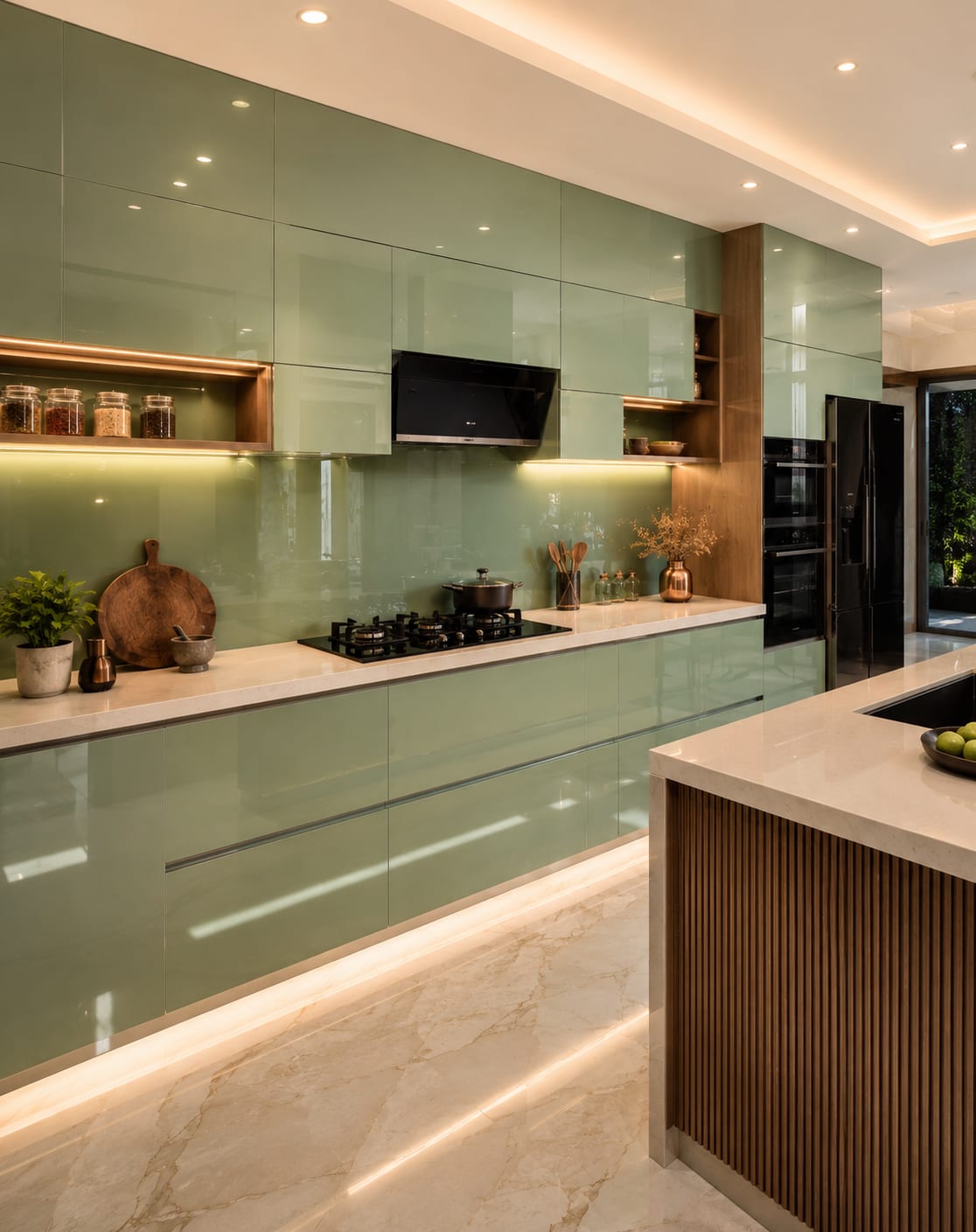 1.Luxury modular kitchens 