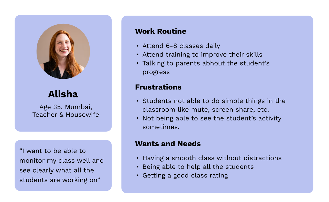 Teacher Persona
