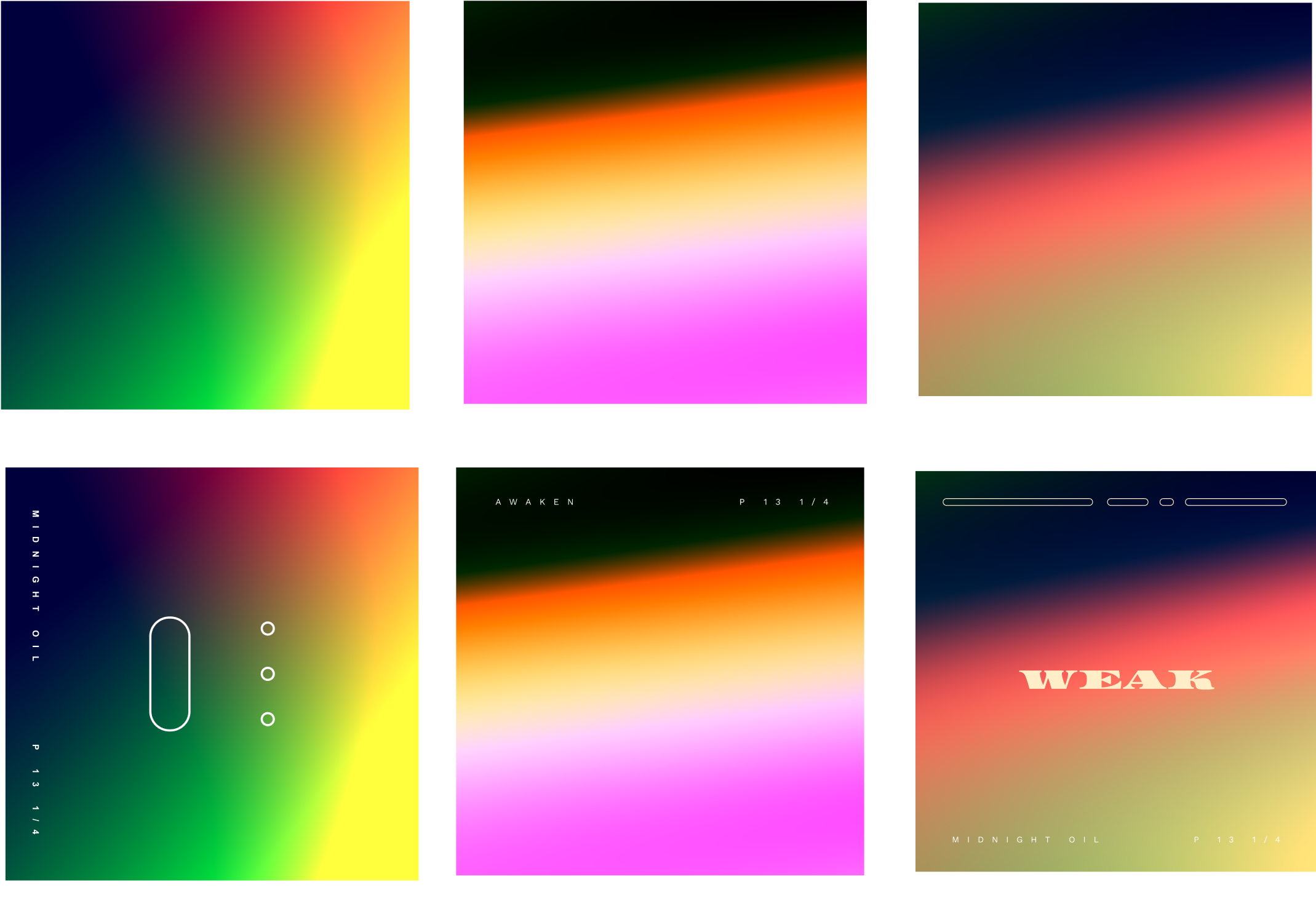 Multiple Sine waves as album art