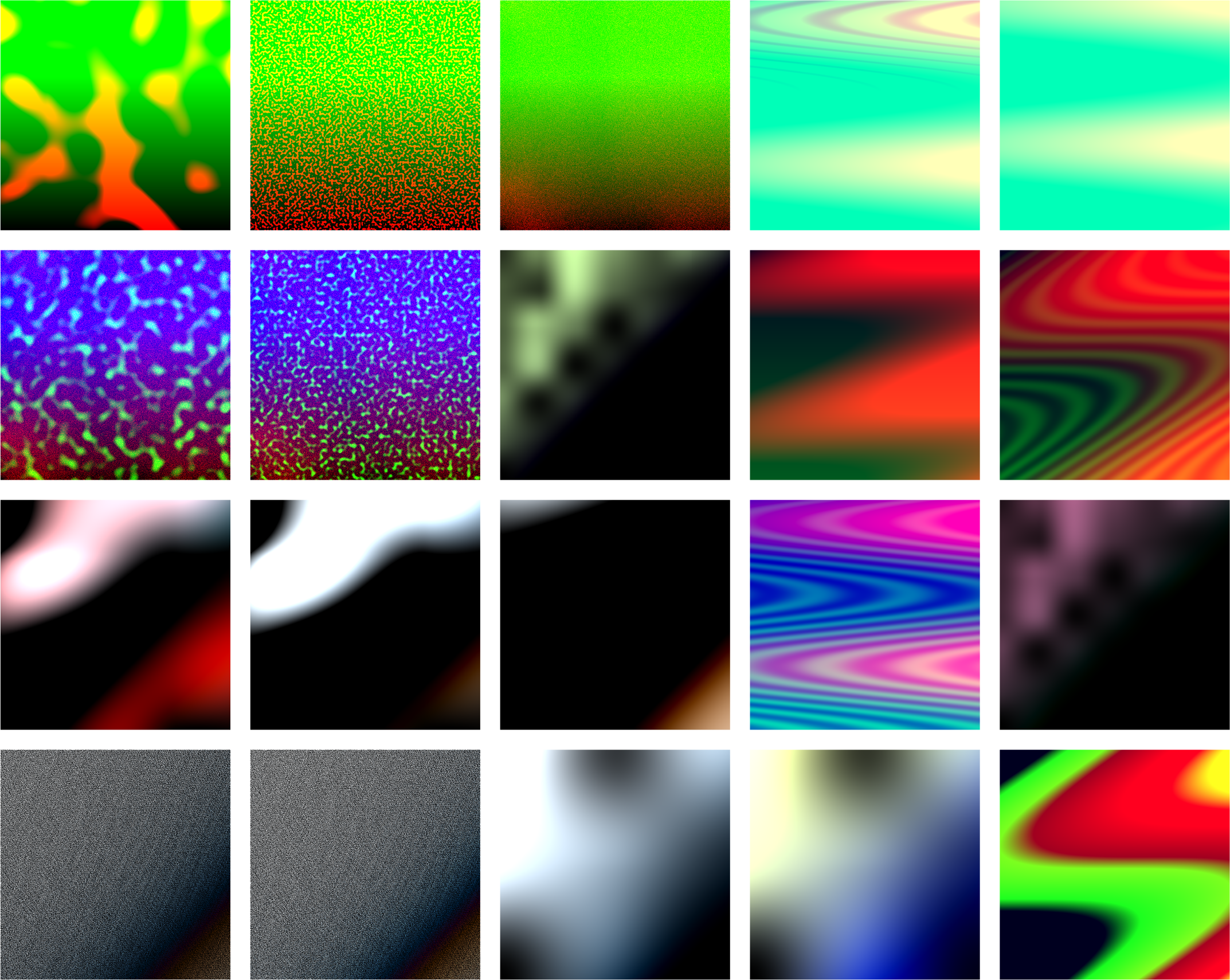 Random shader sketches