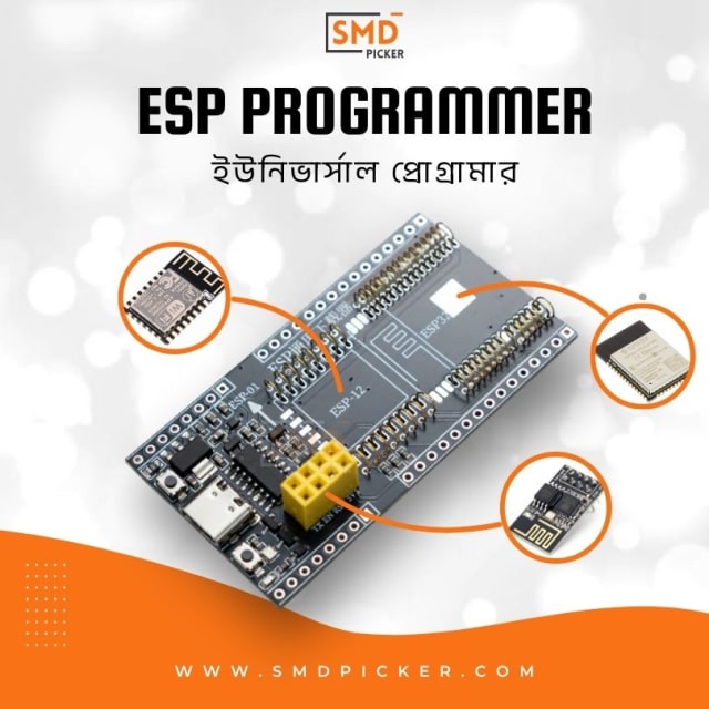 ESP Universal Programmer For ESP01, ESP12 & ESP32