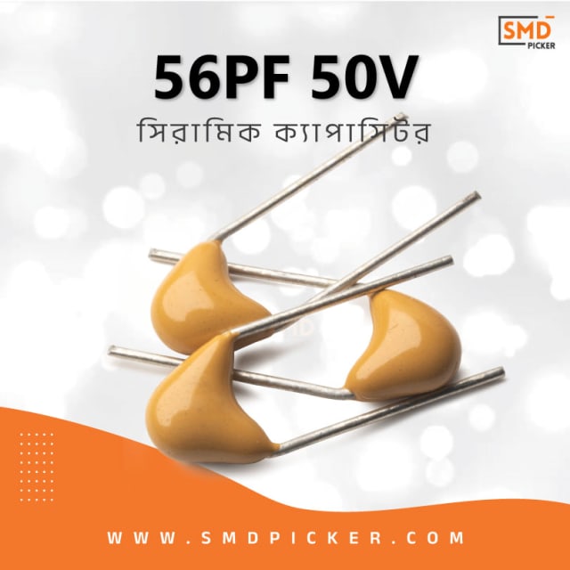 Ceramic Capacitor: 56 (0.000056uf, 0.056nf, 56pf)