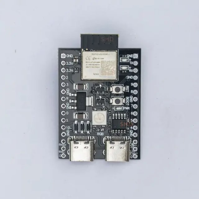 ESP32-C3 Development Board with mini-1 module and Dual USB Type-C