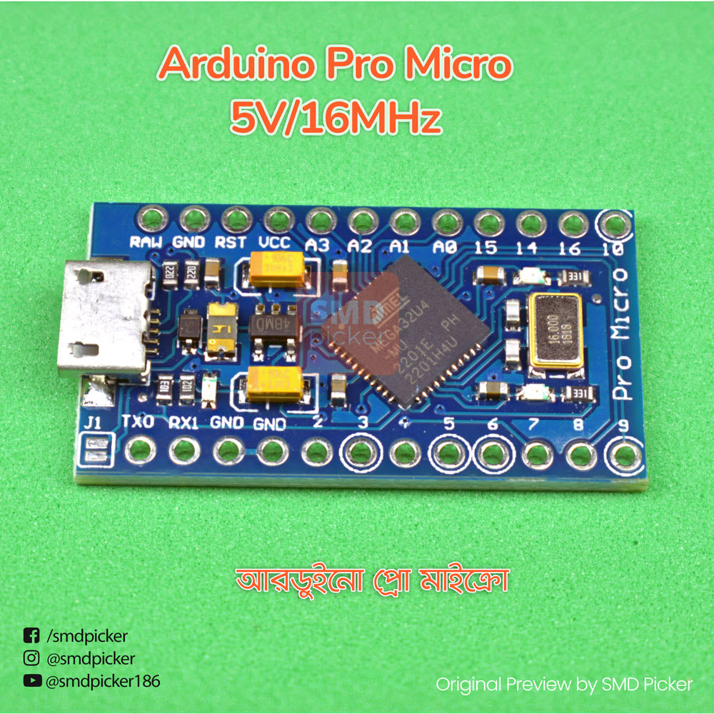 Arduino Micropro Expanded Module Arduino Pro Micro | SMDPicker