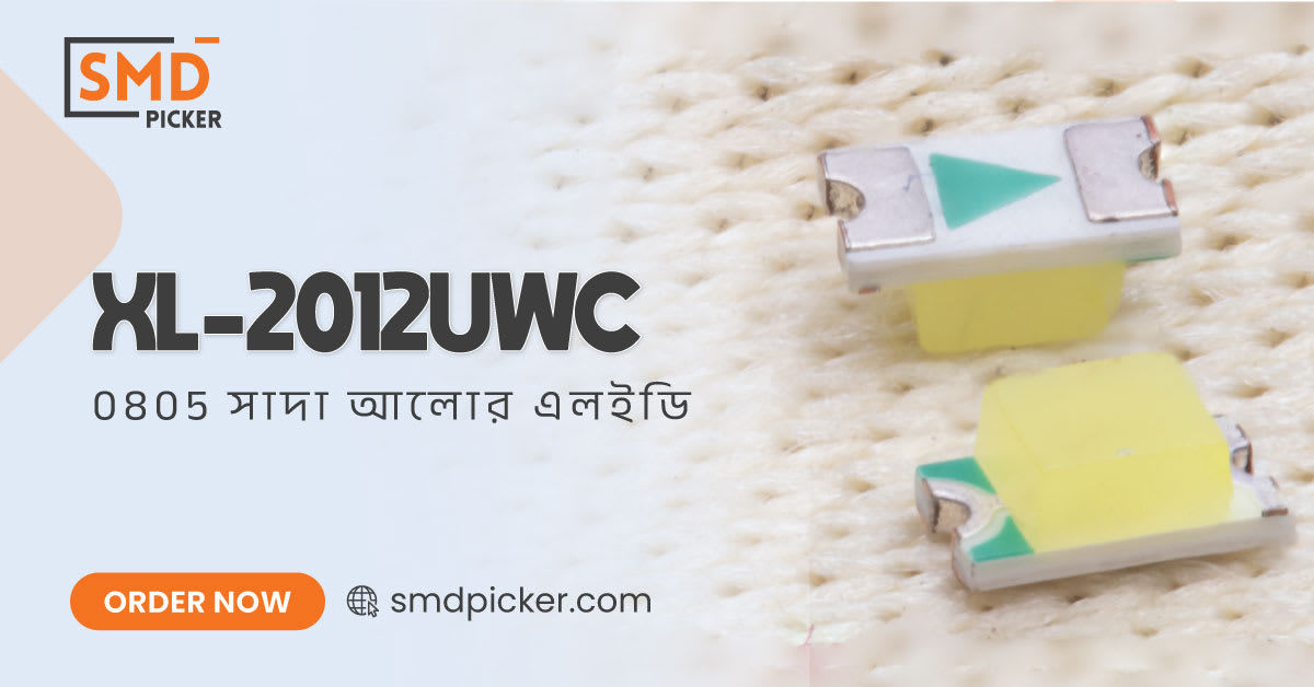 SMD LED White 0805 3.3V XL-2012UWC