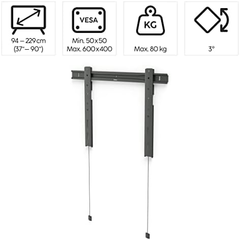 Vue 2 de Hama Support Tv Mural