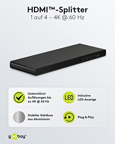 Vue 4 de Goobay Splitter Hdmi Vers