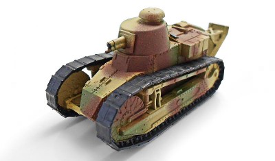 готовая модель танка Renault FT