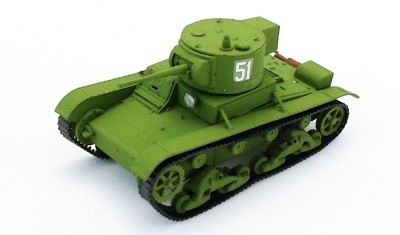 diecast tank T-26 (cylinder turret)