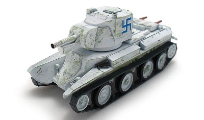 готовая модель танка БТ-42