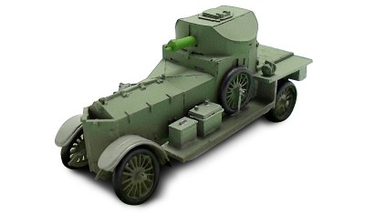 diecast military vehicle Rolls Royce 1914