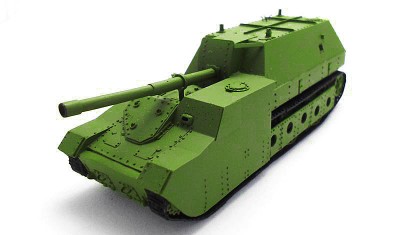 готовая модель танка СУ-14-2