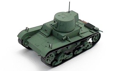 diecast tank Vickers E Ver. F