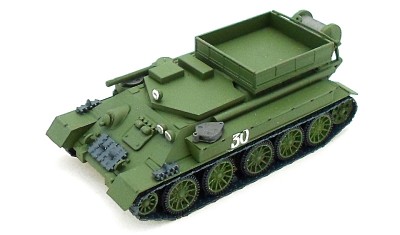 готовая модель танка T-34T