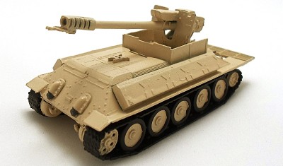 готовая модель танка T-34 / D-30