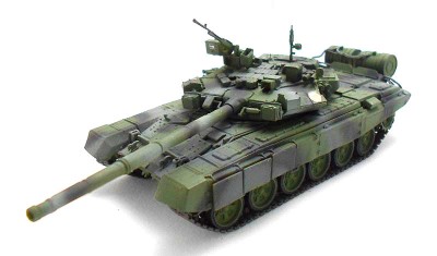 готовая модель танка T-90A