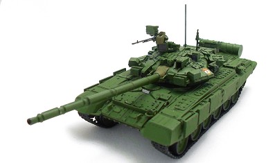 готовая модель танка T-90A