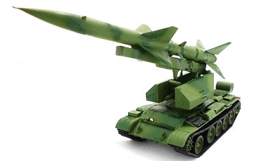 diecast tank ZRK С-75 / Т-55