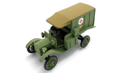 diecast military vehicle Ford-T Ambulance