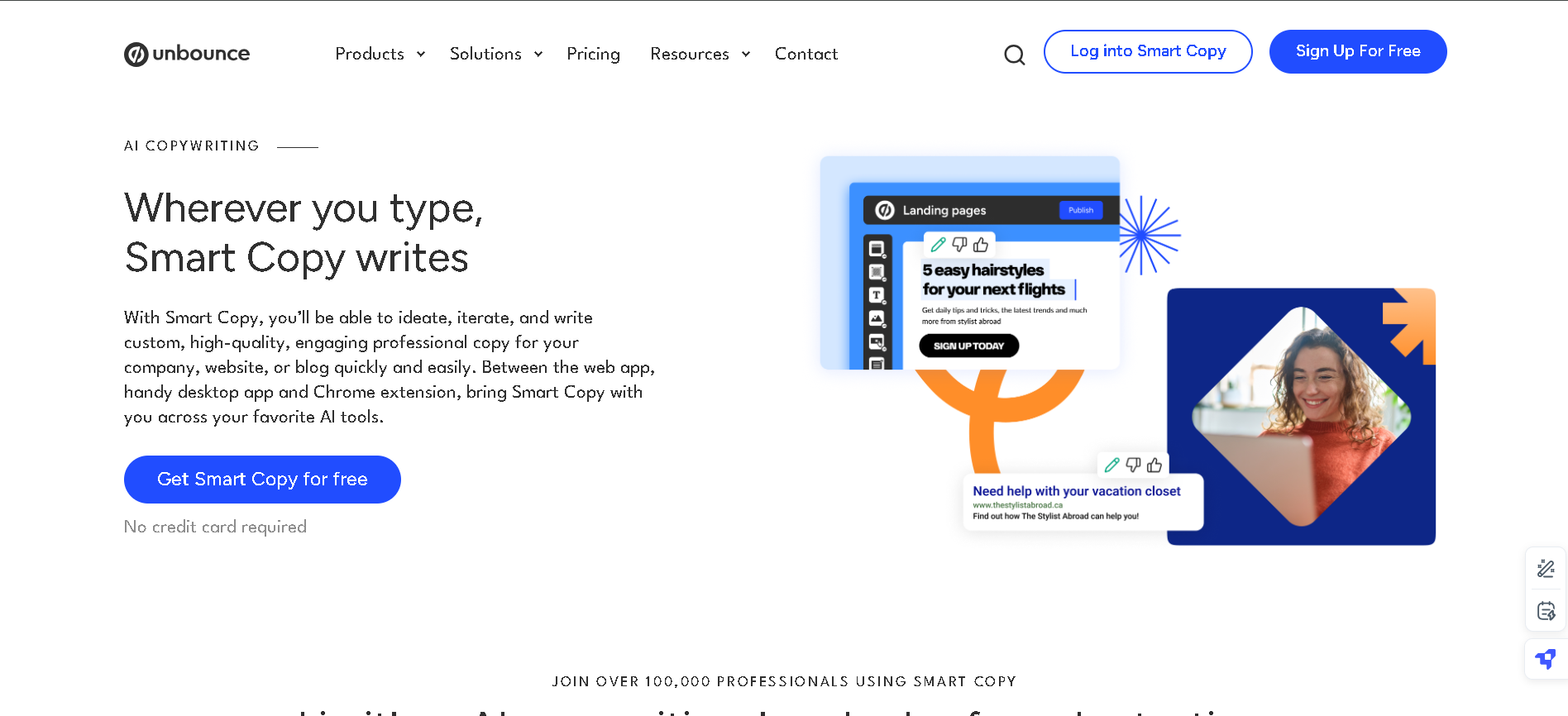 Unbounce Smart Copy