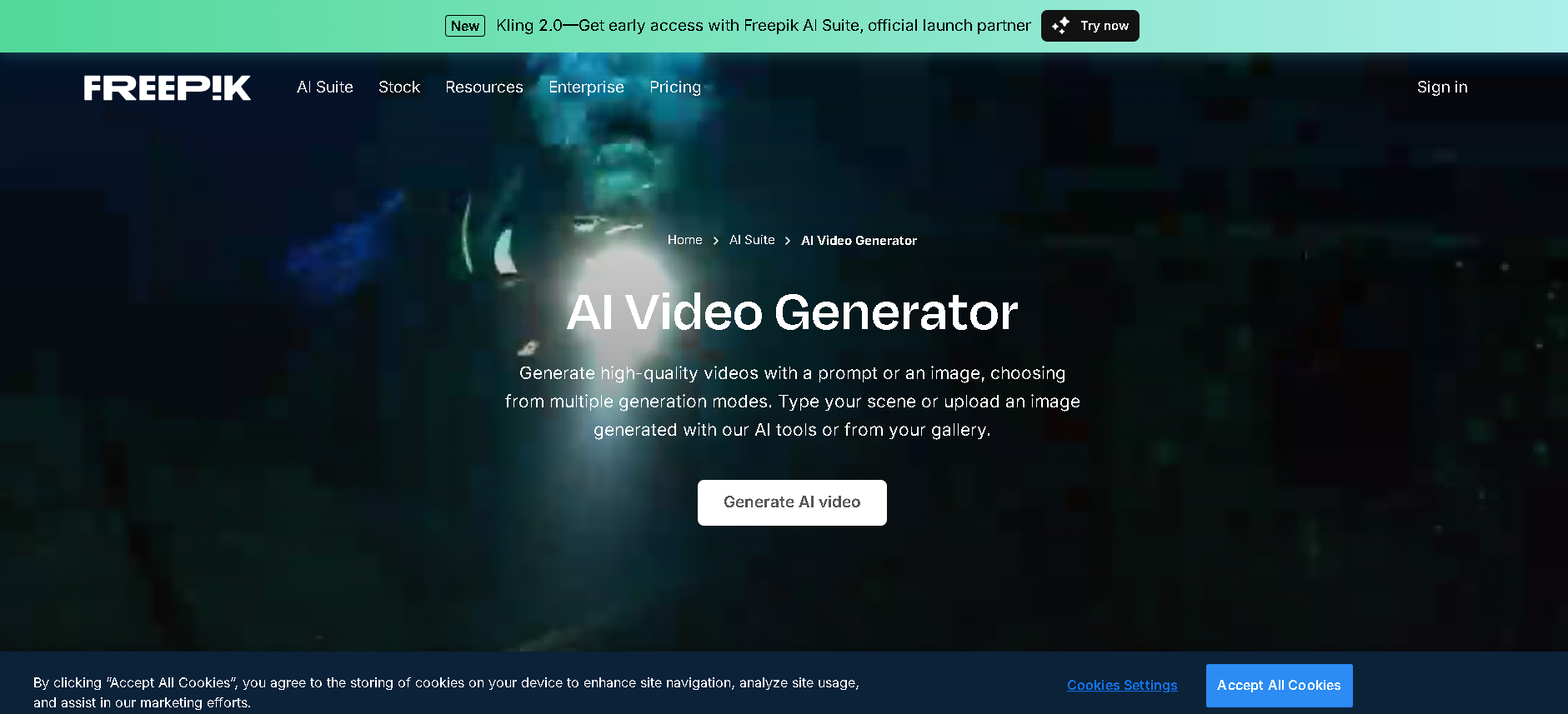 Freepik AI Video Generator