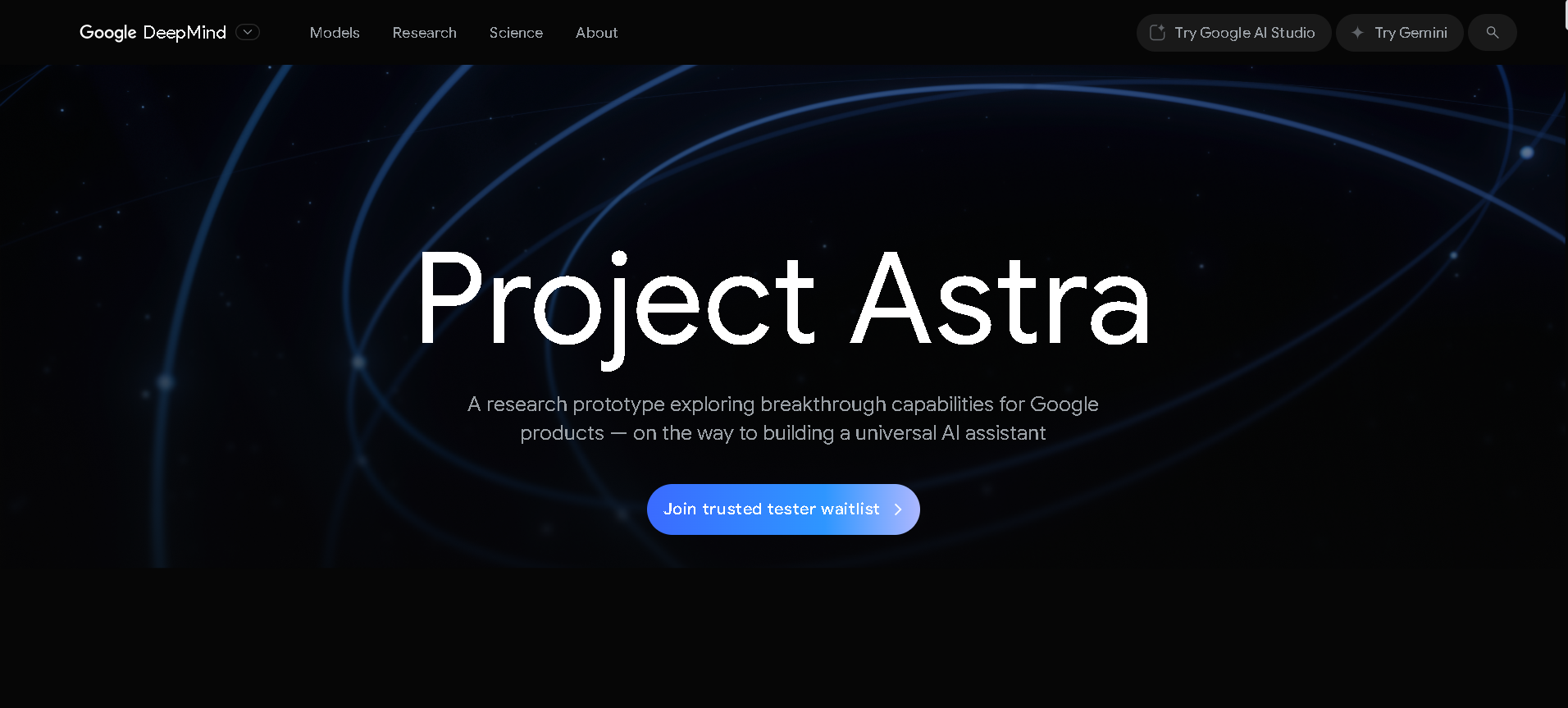 Google DeepMind Project Astra
