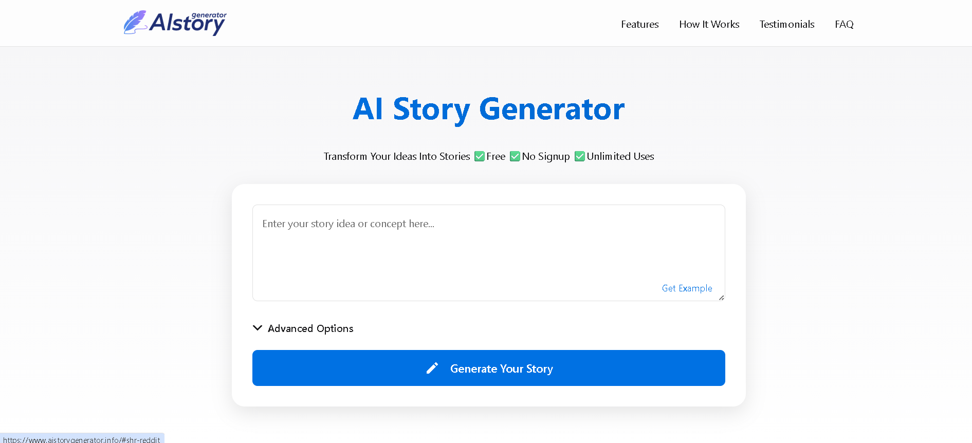 AIstory generator