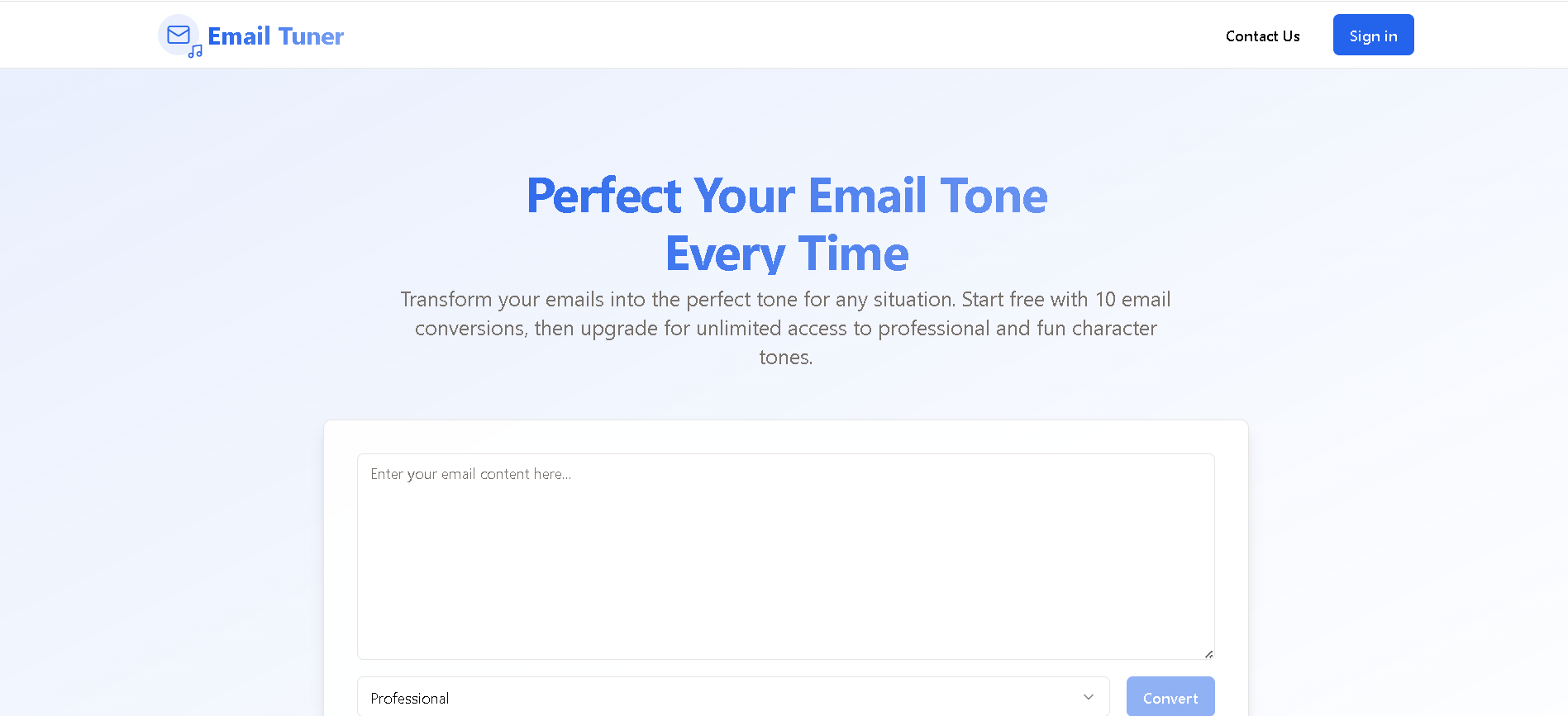 Email Tuner