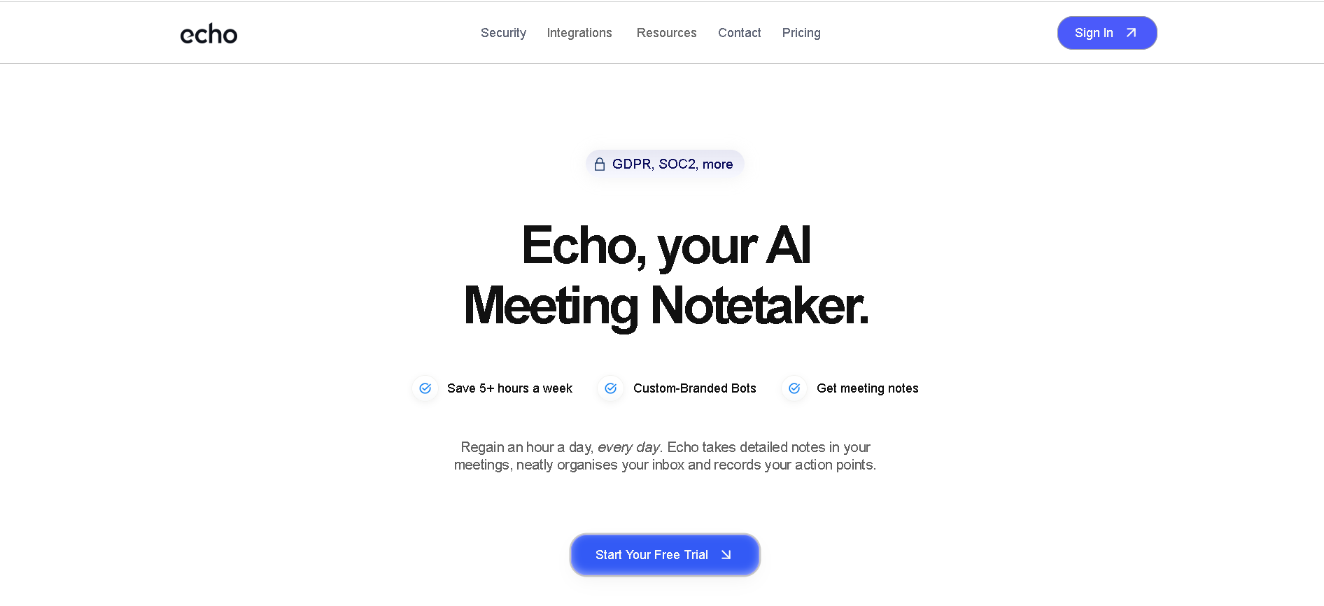 echo