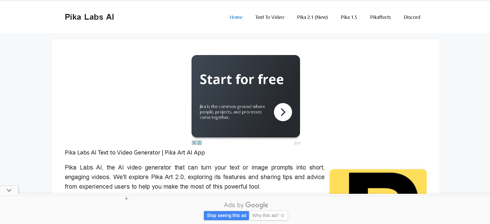 Pika Labs AI