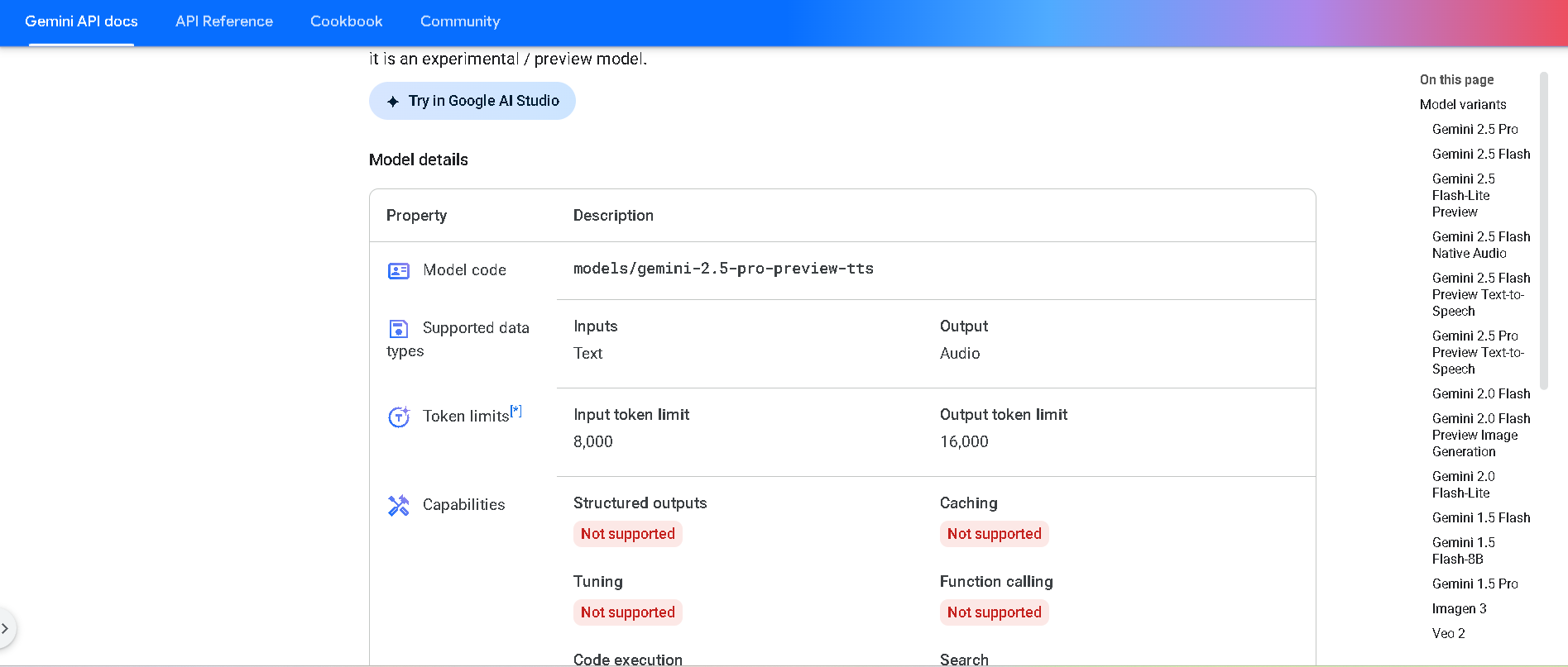 Gemini 2.5 Pro Preview TTS