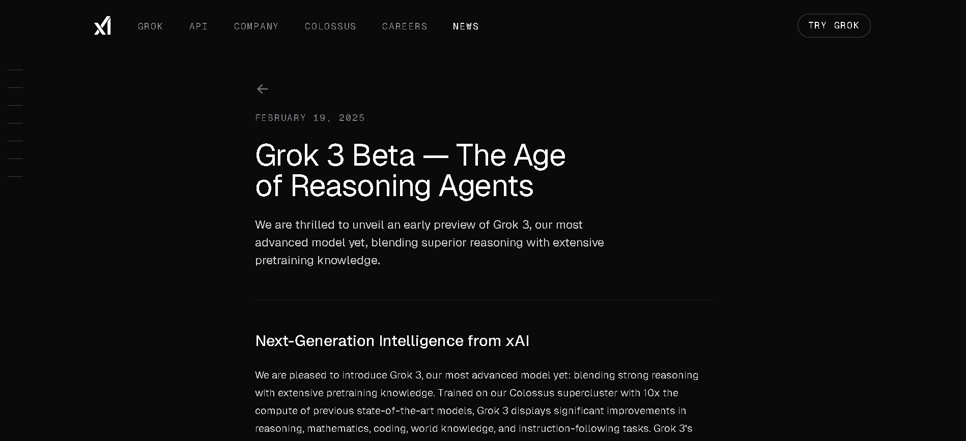 Grok 3 Latest