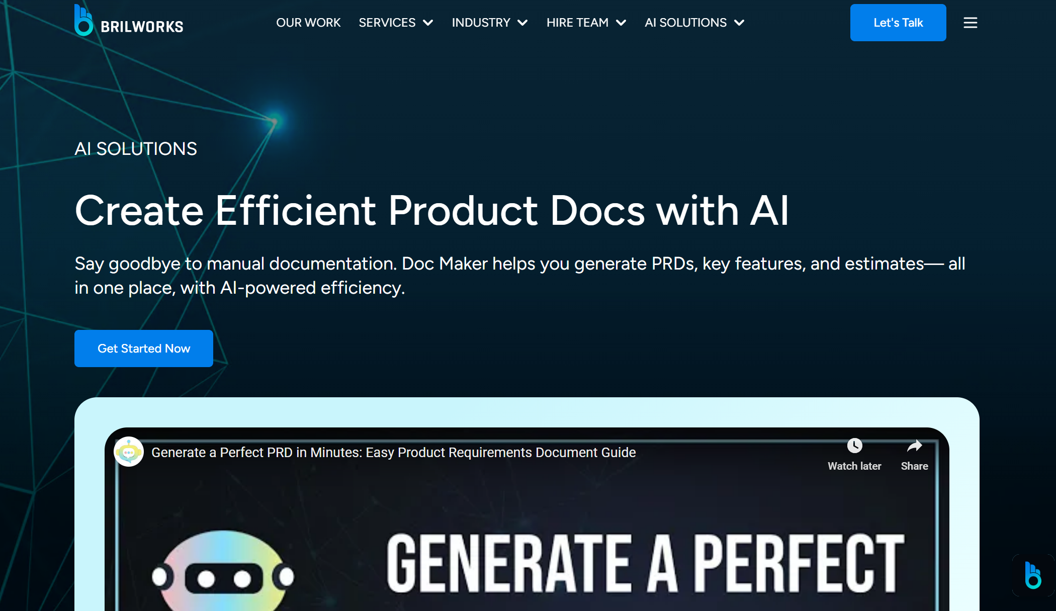 Brilworks PRD Generator