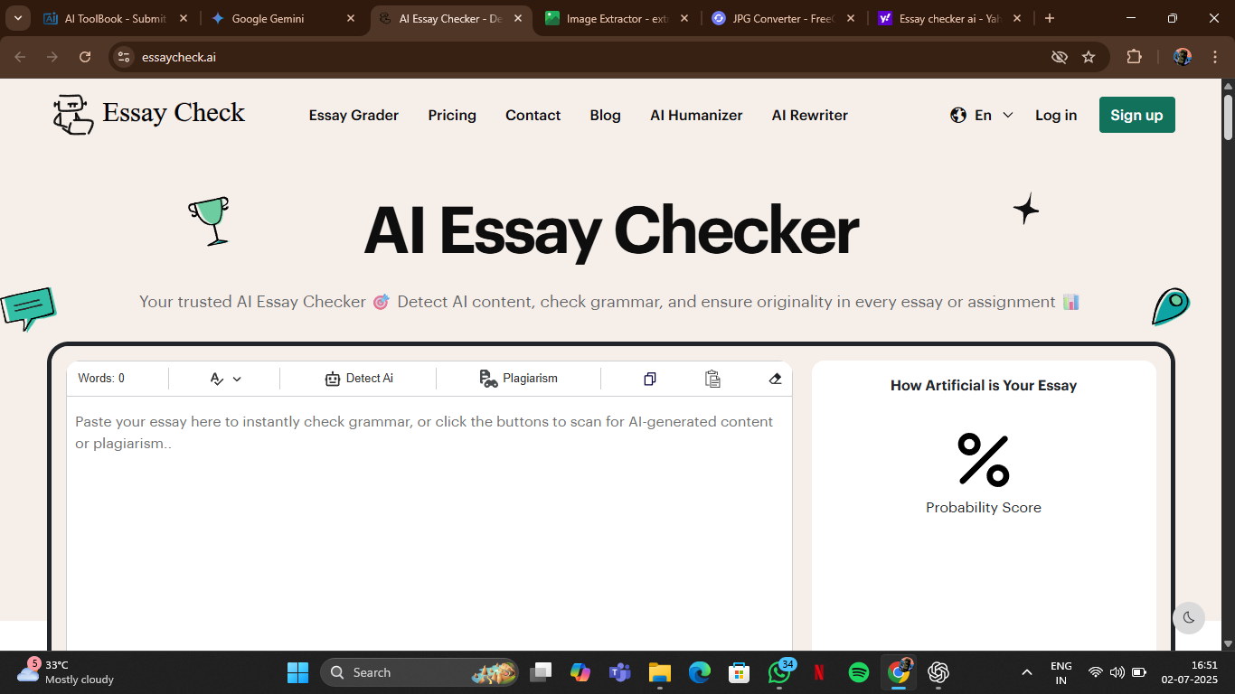 Essay Checker
