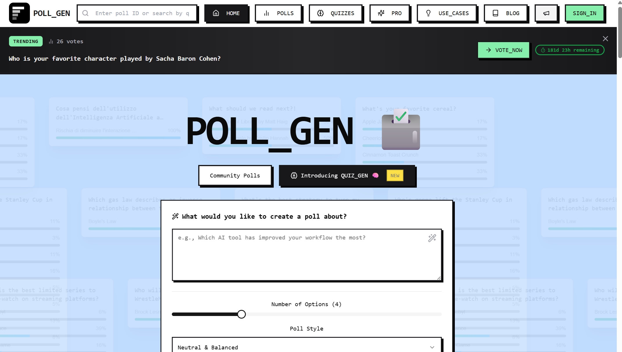 Poll Gen